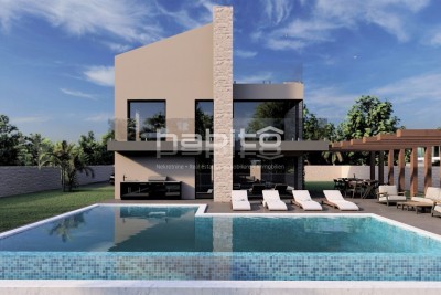 Parenzo - Villa di lusso con splendida vista sul mare, a 500 m dalla spiaggia - nella fase di costruzione