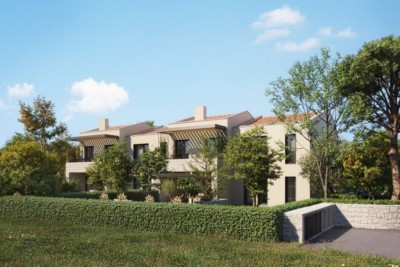 POREČ, NOVOGRADNJA, STAN SA DVIJE SPAVAĆE SOBE, 1.KAT