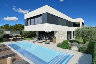 Privlačna vila z ogrevanim bazenom in čudovitim razgledom - v fazi gradnje
