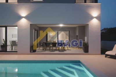 Luksuzna novogradnja s bazenom! 10 min od Pule