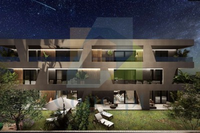 Umag, Surroundings, Apartment on the Second Floor with a Spacious Terrace 2 km from the Sea - under construction