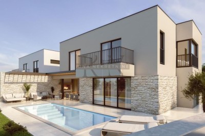 ISTRA - POREČ, NOVOGRADNJA, KUĆA S BAZENOM I VRTOM