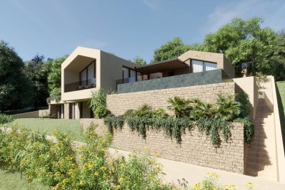 KRASICA, ATRAKTIVNO GRAĐEVINSKO ZEMLJIŠTE S PANORAMSKIM POGLEDOM NA MORE