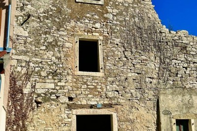 GROŽNJAN, KRASICA, KAMENA KUĆA SA PANORAMSKIM POGLEDOM
