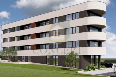 Poreč, okolica, Luksuzno stanovanje v 1. nadstropju s pogledom na morje, 2 km od morja - v fazi gradnje