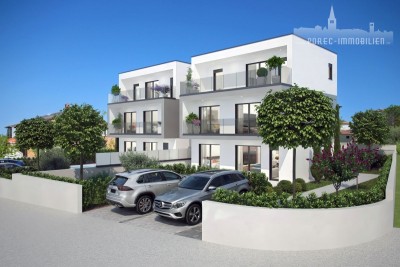 Semi-detached house with a swimming pool in the shell stage, with a beautiful view of the sea