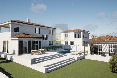 Poreč, okolí, Tři stavební pozemky v klidné lokalitě, 12 km od moře