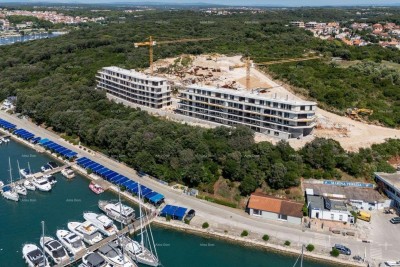 Verkauf von modernen Wohnungen in einem exklusiven Gebäude mit Blick auf die Marina, Pula!
