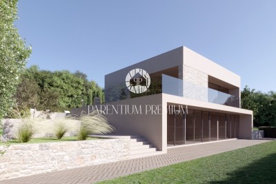 moderna hiša v centru Istre - v fazi gradnje