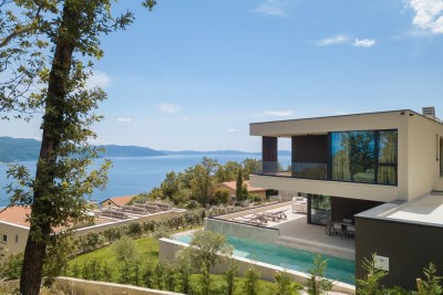 Villa sa predivnim pogledom na more i otok Cres, Plomin, Istra