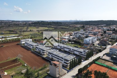 Štinjan, zweiter Stock, Zweizimmerwohnung, Parkplatz, Neubau