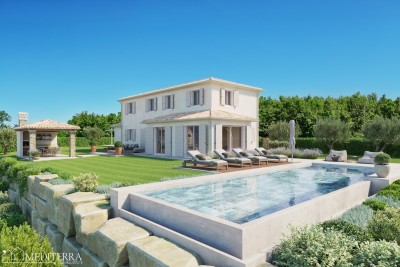 Bellissima villa con vista sul mare aperto, Grisignana, Istria - nella fase di costruzione