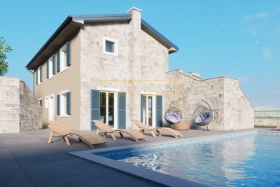 Villa med panoramautsikt, Buje