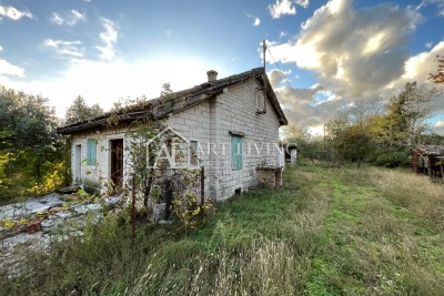 Umag, okolica - PRILIKA!! kamena kuća za adaptaciju na fantastičnom zemljištu