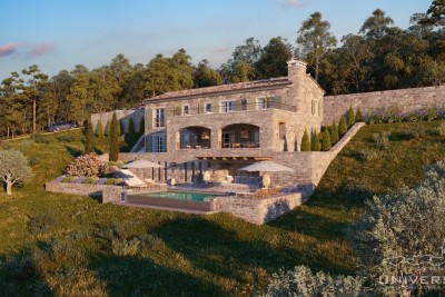 Terreno con permesso di costruzione vicino a Montona