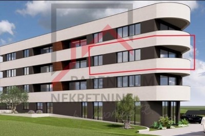 Istra, območje Poreča - Edinstveno stanovanje s pogledom na morje - novogradnja - v fazi gradnje