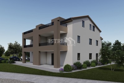 Schöne Wohnung mit großem Garten in der Nähe von Poreč - in Gebäude