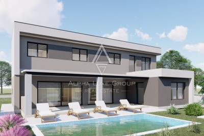 Istra, Šišan: Građevinsko zemljište s dozvolom projekt