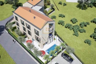 Poreč, Baderna, okolica, Građevnisko zemljište s građevinskom dozvolom za 8 stanova