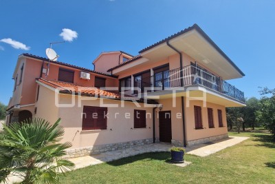 Istra, Galižana, apartmanska kuća + građevinsko zemljište, pogled na more