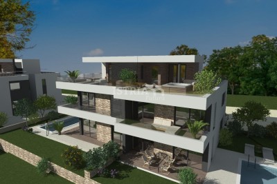 Moderno penthouse su due piani a 2 km dal mare