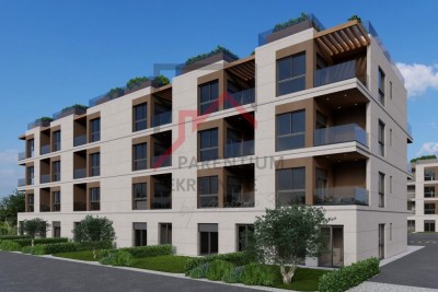 Istra, območje Poreča - Stanovanje v novi stavbi v prvem nadstropju z dvema terasama - v fazi gradnje