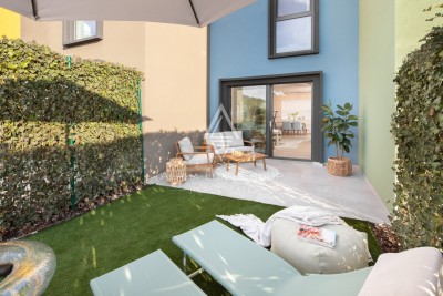 Poreč, Veli Maj: Modern row houses with sea views