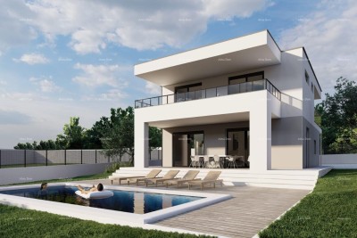GALIŽANA - Casa moderna in vendita con piscina e vista mare