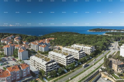Appartamenti in vendita in un nuovo progetto residenziale in una posizione esclusiva, a 300 m dal mare, Pola, Lungomare
