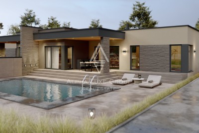 MODERNA DVOJNA PRIZEMNICA S BAZENOM - SAVRŠENA KOMBINACIJA LUKSUZA I PRIRODE