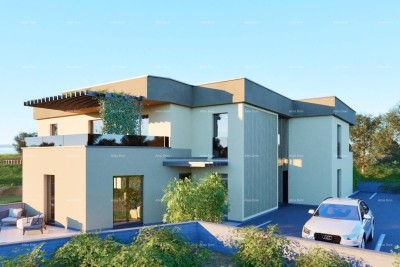 Stan u Ližnjanu, 1000 m od mora, s terasom i parkirnim mjestom