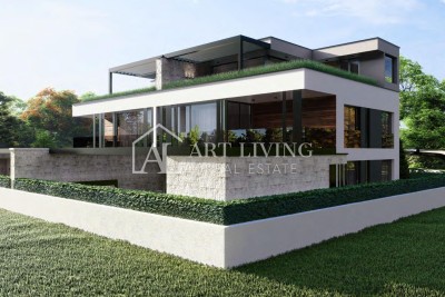 Istrien, Poreč, Umgebung – moderne zweistöckige Wohnung in toller Lage mit Meer Blick