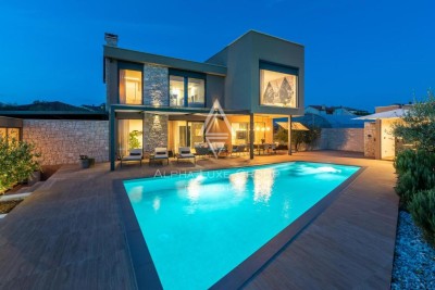 Istria, Umag: Casa moderna di design con piscina