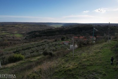 Terreno con una bellissima vista, Buie, Istria