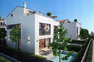 Poreč - Moderna hiša dvojček na iskani lokaciji - v fazi gradnje