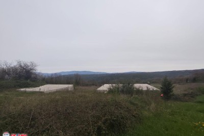 ISTRA,PIĆAN, KOMBINIRANO ZEMLJIŠTE SA ZAPOČETOM GRADNJOM