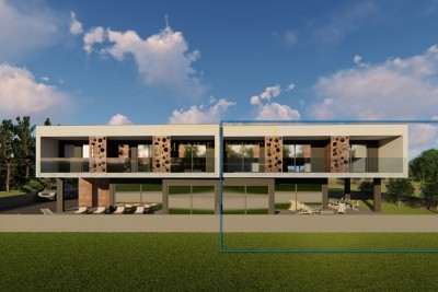 Villa bifamiliare con vista mare, Cittanova