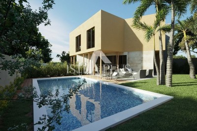 Moderne, gemütliche und geräumige Haus mit Pool, 8 km vom Meer entfernt