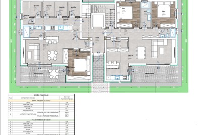 New building, ground floor apartment with garden
