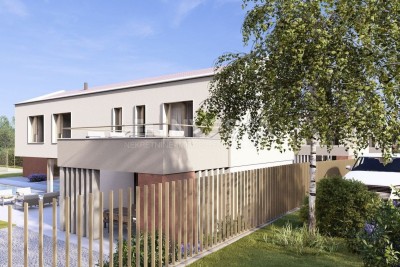 Labin okolica, suvremena vila s bazenom i krovnom terasom