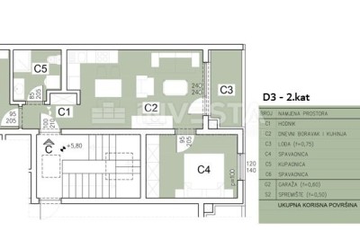 Più appartamenti in costruzione a Šijana – 2 camere da letto, terrazza e posto auto