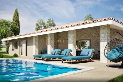 Villa met zwembad en uitzicht op zee