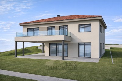 Građevinsko zemljište sa dozvolom – 918 m², 8 km od Poreča