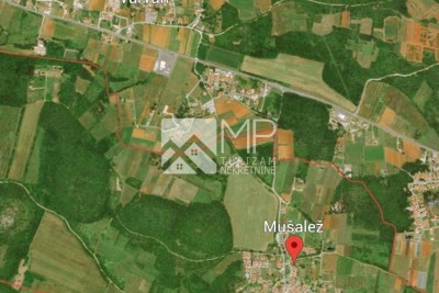 Istra, Mušalež kod Poreča - atraktivna parcela 845 m2