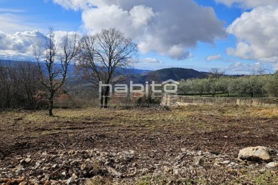 Oprtalj, Zrenj - Građevinsko zemljište, OAZA MIRA + PANORAMSKI POGLED