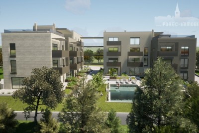 Apartment mit zwei Schlafzimmern in einer modernen Wohnanlage, Meerblick - in Gebäude
