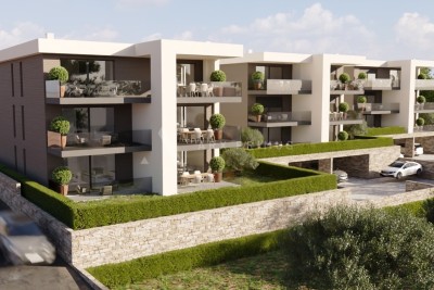 ZAMBRATIJA - PRIZEMNI STAN U VRHUNSKOJ NOVOGRADNJI U BLIZINI MORA