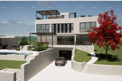 Luxusvilla mit Pool zu verkaufen, Kaštelir, Poreč!