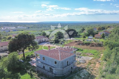 Poreč surroundings, imposing villa with open sea view
