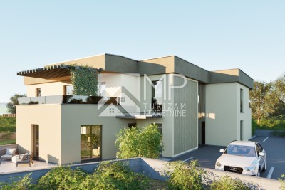 Ližnjan, moderner Neubau, Wohnung 54m2 im 1. Stock, Parkplatz